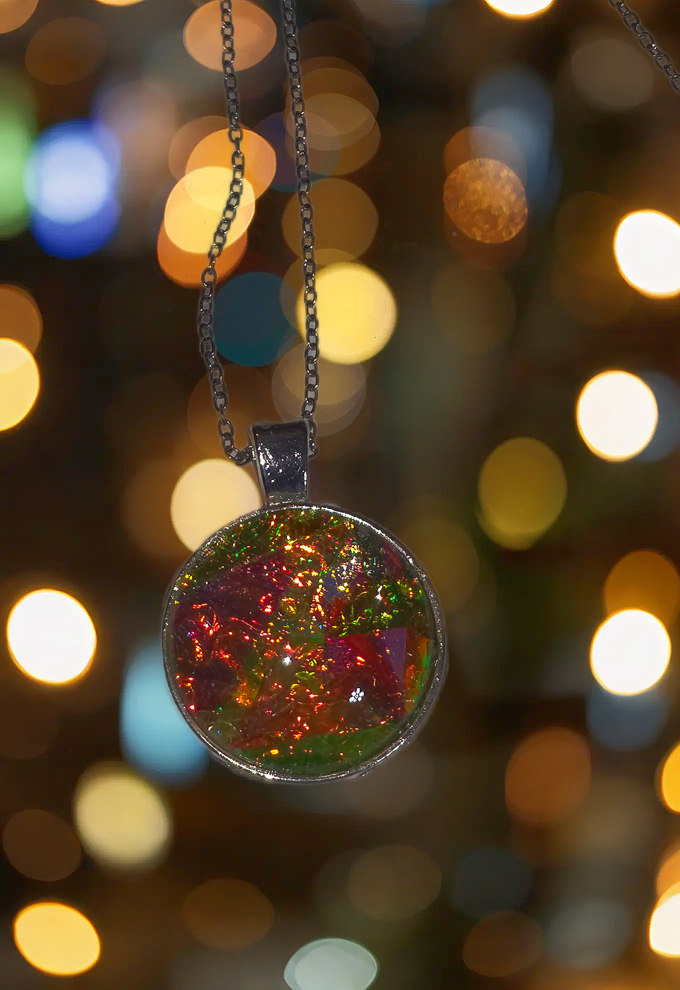 Dichro-ISH  Multi-colored Necklace